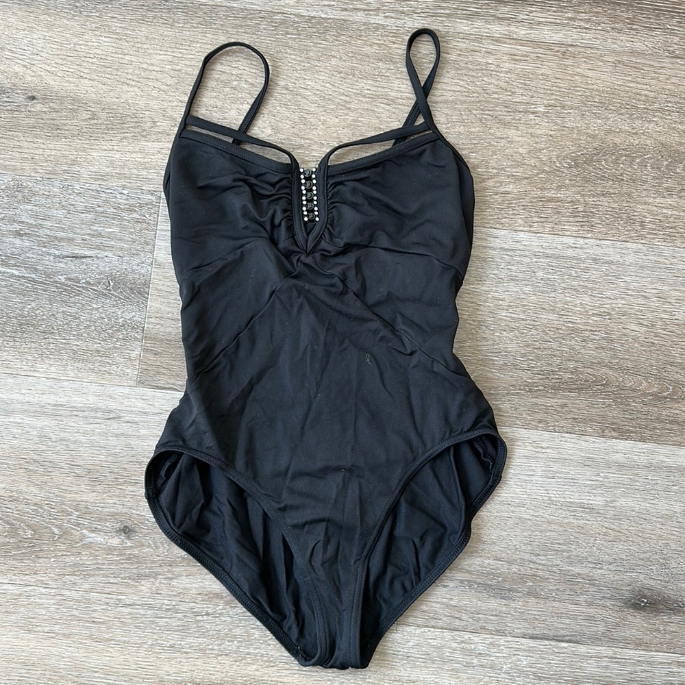 Mirella Women’s Black Dance Leotard